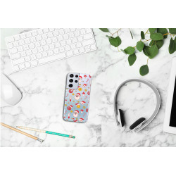 Coque souple transparente pour Samsung Galaxy S21 Ultra 5G - Peace...