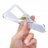Coque souple transparente pour Samsung Galaxy S21 Ultra 5G - Cerf or