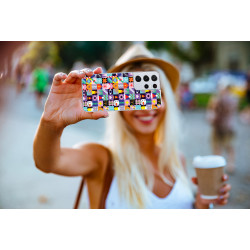 Coque souple transparente pour Samsung Galaxy S21 Ultra 5G - Mosaique