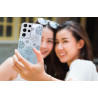 Coque souple transparente pour Samsung Galaxy S21 Ultra 5G - Flocons