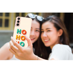 Coque souple transparente pour Samsung Galaxy S21 5G - Ho ho ho