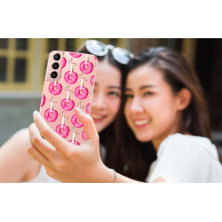 Coque souple transparente pour Samsung Galaxy S21 5G - Donuts