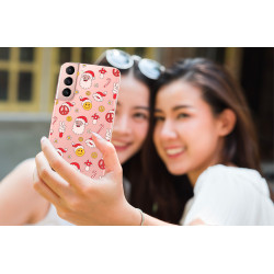 Coque souple transparente pour Samsung Galaxy S21 5G - Peace Noel