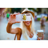 Coque souple transparente pour Samsung Galaxy S21 5G - Cerf or