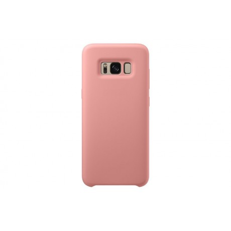 Coque  silicone avec interieur microfibre pour Samsung Galaxy S8 Plus - Rose