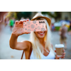 Coque souple transparente pour Samsung Galaxy S21 5G - Flocons