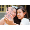 Coque souple transparente pour Samsung Galaxy S21 5G - Flocons