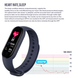 Bracelet connecte avec traqueur de fitness et podometre - Silicone...