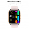 Montre connectee 1,8 pouces - Silicone rose