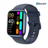 Montre connectee 1,8 pouces - Silicone bleu marine