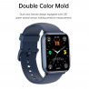 Montre connectee 1,8 pouces - Silicone bleu marine