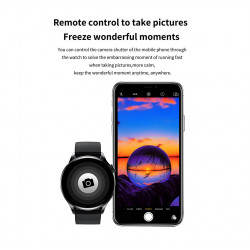 Montre connectee etanche avec appels Bluetooth et moniteur de...