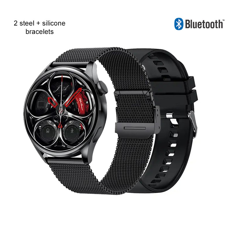 Montre connectee etanche avec appels Bluetooth et moniteur de...