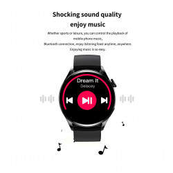Montre connectee etanche avec appels Bluetooth et moniteur de...