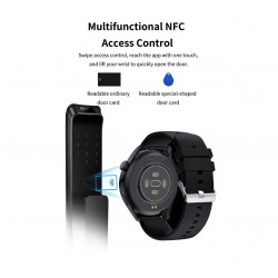 Montre connectee etanche avec appels Bluetooth et moniteur de...