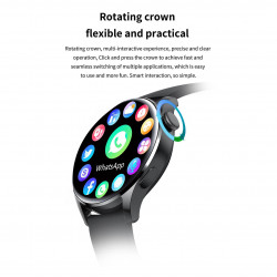 Montre connectee etanche avec appels Bluetooth et moniteur de...