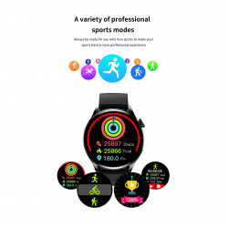 Montre connectee etanche avec appels Bluetooth et moniteur de...