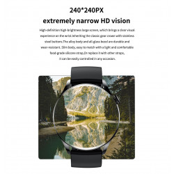 Montre connectee etanche avec appels Bluetooth et moniteur de...