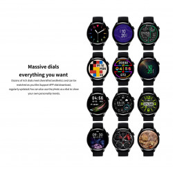 Montre connectee etanche avec appels Bluetooth et moniteur de...