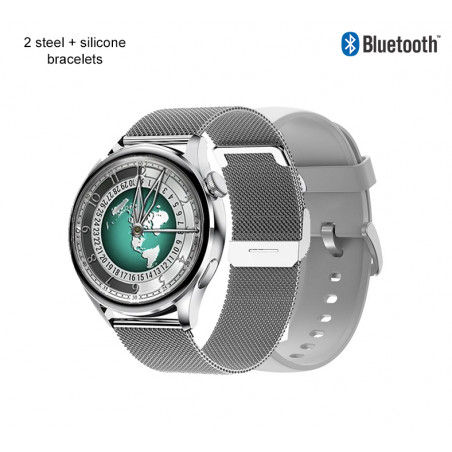 Montre connectee etanche avec appels Bluetooth et moniteur de...