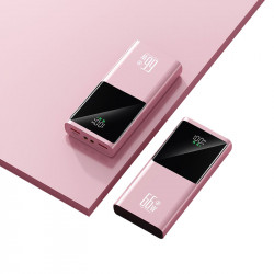 Power bank portable 20 000 mAh 66W - Rose