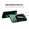 Power bank magnetique 10 000 mAh avec chargeur sans fil integre - Vert