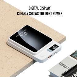 Power bank magnetique 10 000 mAh avec chargeur sans fil integre ...