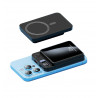Power bank magnetique 10 000 mAh avec chargeur sans fil integre - Noir