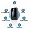 Power bank magnetique 10 000 mAh avec chargeur sans fil integre - Noir