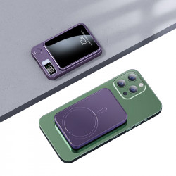 Power bank magnetique 10 000 mAh avec chargeur sans fil integre ...