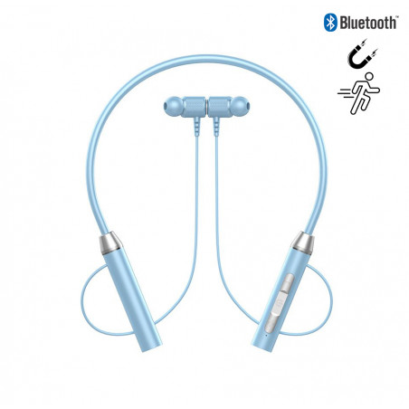 Casque de sport sans fil Bluetooth 5.0 tour de cou avec ecouteurs...