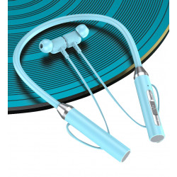 Casque de sport sans fil Bluetooth 5.0 tour de cou avec ecouteurs...