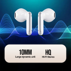 Ecouteurs Bluetooth 5.1 Blue Tooth pour Android - Blanc