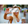 Coque souple transparente pour iPhone 6,7,8,SE,SE2,SE3 - Marbre blanc
