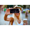 Coque souple transparente pour iPhone 6,7,8,SE,SE2,SE3 - Marbre noir