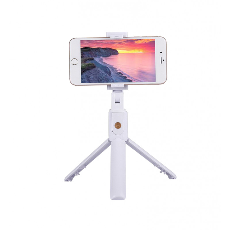 Mini perche a selfie Bluetooth rotative 270 avec trepied integre ...