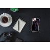 Coque souple transparente pour iPhone 13 - Marbre noir