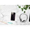 Coque souple transparente pour iPhone 13 PRO - Marbre noir