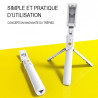 Mini perche a selfie Bluetooth rotative 270 avec trepied integre ...