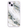Coque souple transparente pour iPhone 14 PLUS - Marbre blanc