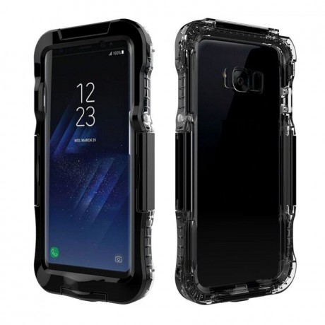 Coque waterproof IP68 intégrale pour Samsung Galaxy S8 - Noir