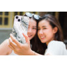 Coque souple transparente pour iPhone 14 PLUS - Marbre blanc