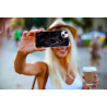 Coque souple transparente pour iPhone 14 PLUS - Marbre noir