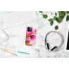 Coque souple transparente pour iPhone 14 PRO MAX - Marbre rose