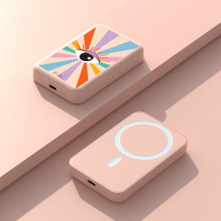 Powerbank magsafe 10000mAh - Rose - Customized by SmartCase Studios