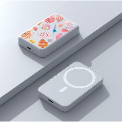 Powerbank magsafe 10000mAh - Blanc - Customized by SmartCase Studios