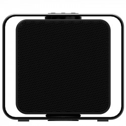Haut - parleur radio sans fil Bluetooth rotatif avec horloge et alarme
