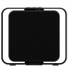 Haut - parleur radio sans fil Bluetooth rotatif avec horloge et alarme