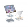 Support pliable en aluminium pour Smartphone et tablette - Blanc