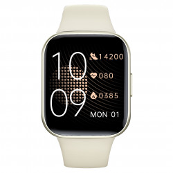 Montre intelligente etanche avec fonction cardiaque - Beige